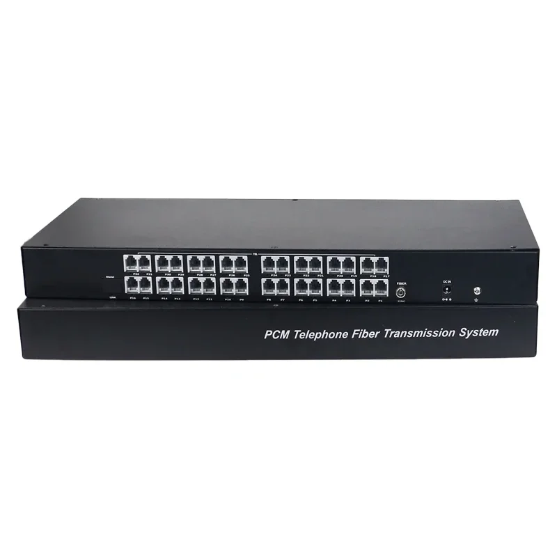 Voice fxs/fxo pots fiber multiplexer 32 rj11 ports phone line over fiber converter rj11 telephone line extender