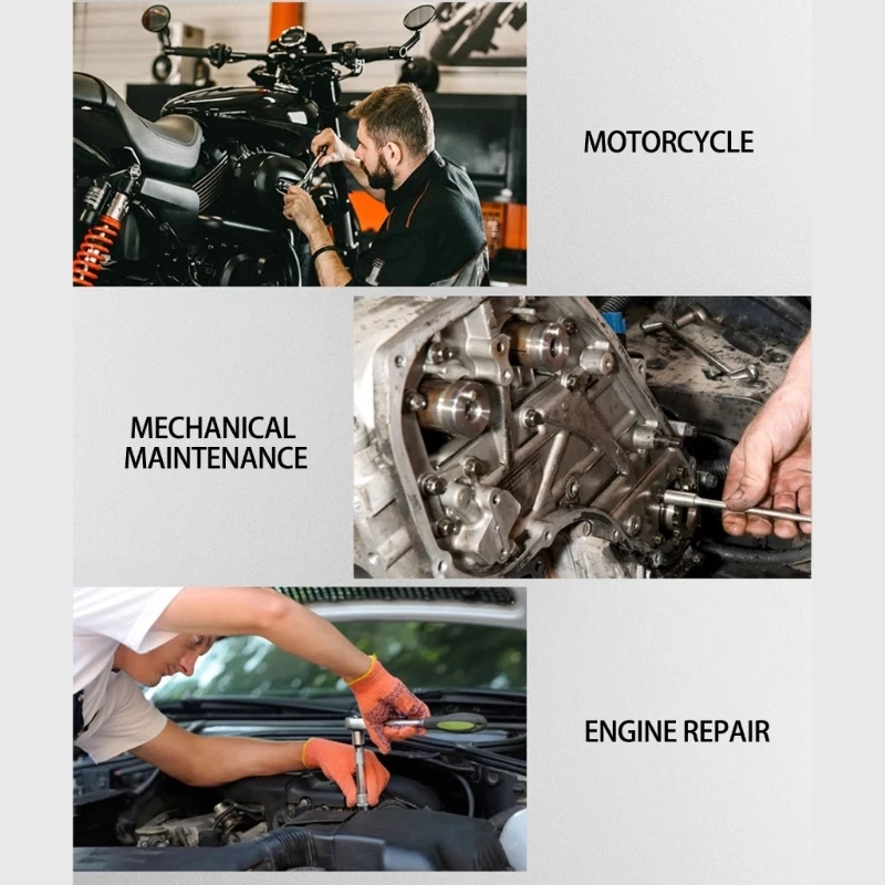 4Pcs 1/4 3/8inch Extension Rod Set Socket Extension Set Includes Extensions Joint Socket Extension Rod Hand Tool