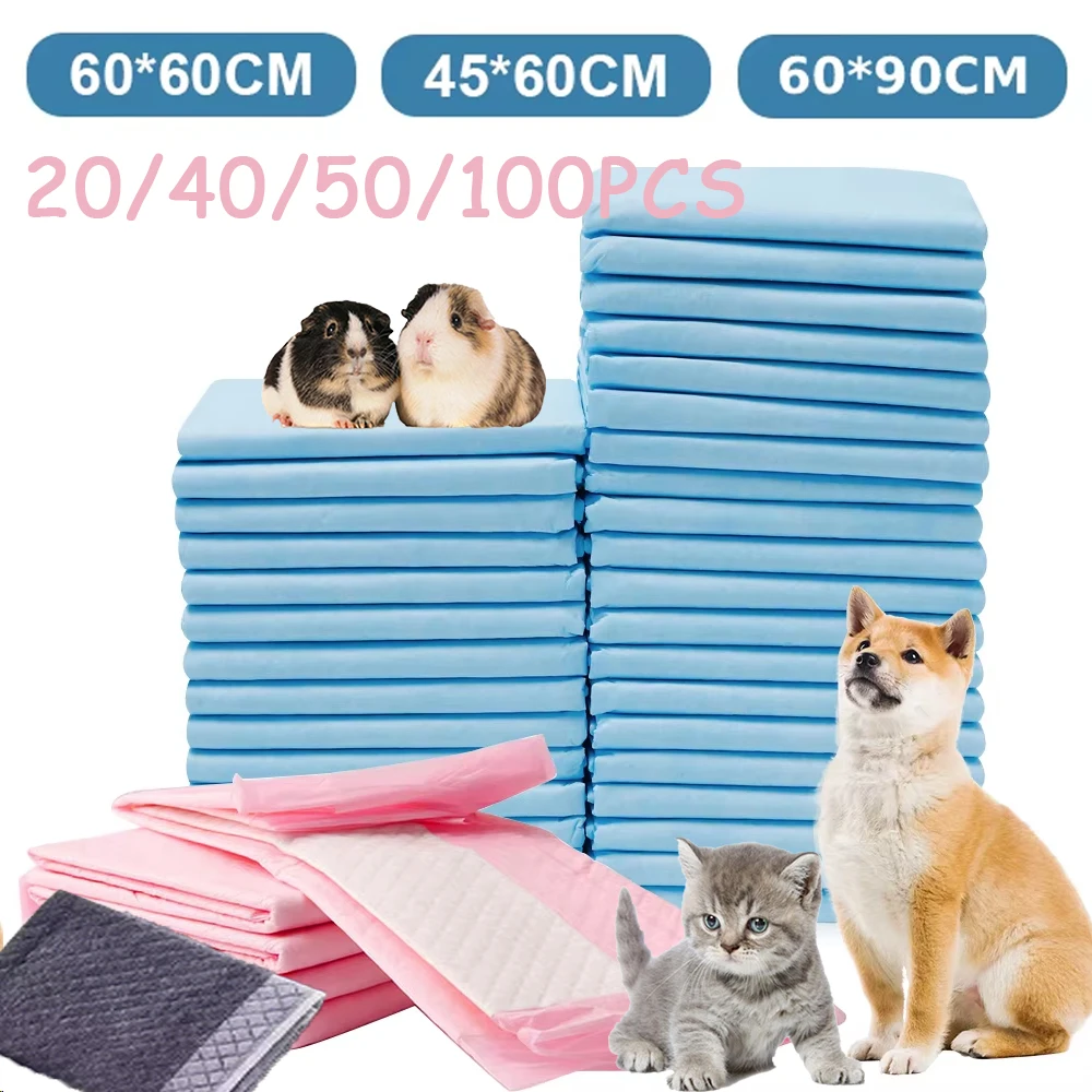 

Disposable Dog Diaper Pads 60x90cm Quick Dry Surface Super Absorbent Training & Potty Mat For Clean Cushion Dog Pet Supplies