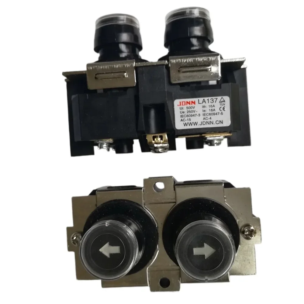 JDNN LA137 polipasto eléctrico arriba abajo interruptor de botón impermeable 220V interruptores de botón de grúa de Control microeléctrico