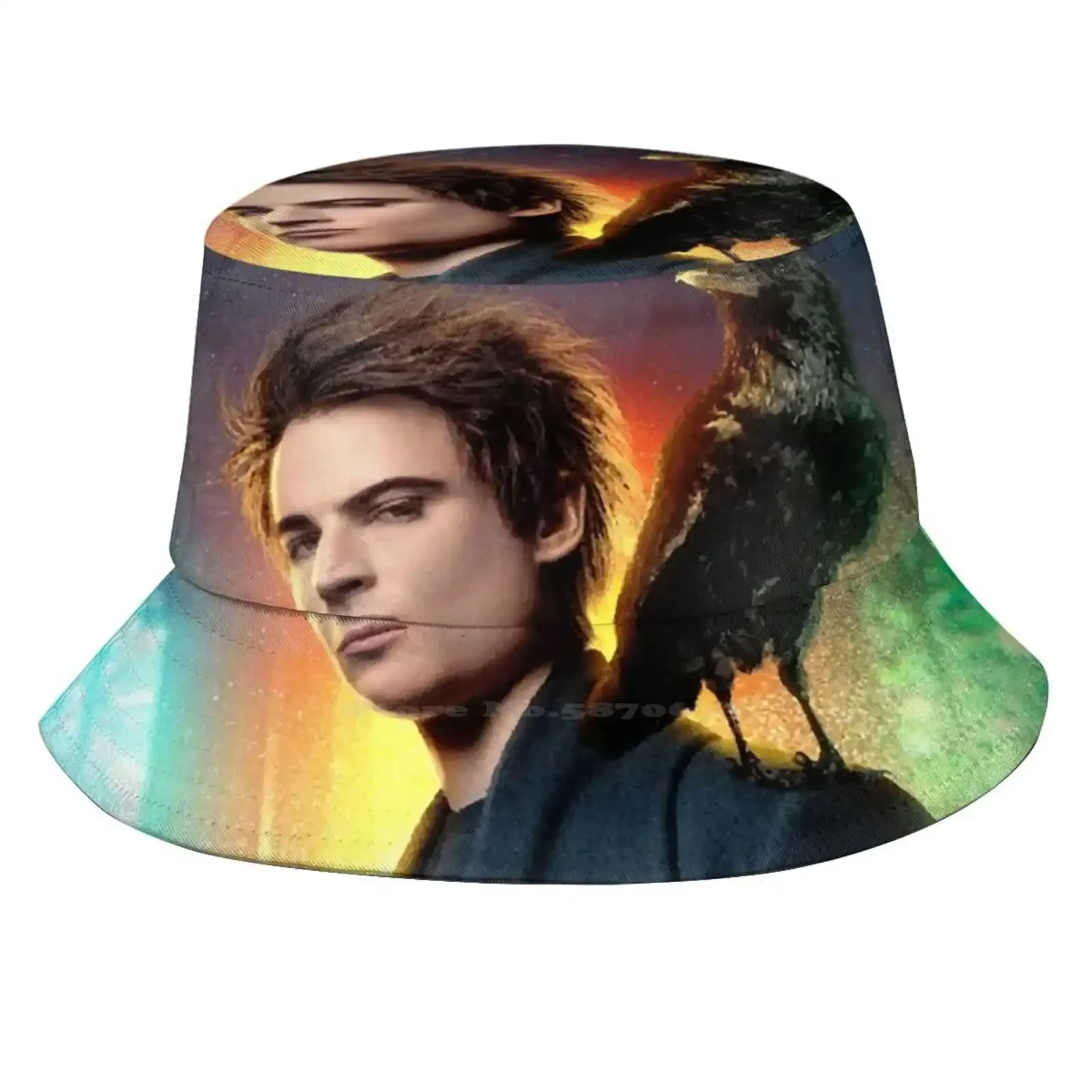 The Sandman 2022 | Morpheus And Matthew | Fantasy Drama Series Raven #thesandman Foldable Panama Bucket Hat Cap The Sandman The