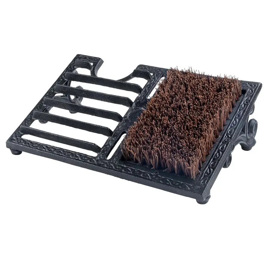 

Чугунный скребок-щетка для обуви, сверхмощный, для улицы, с щетками, для чистки и мытья обуви в прихожей, Ga