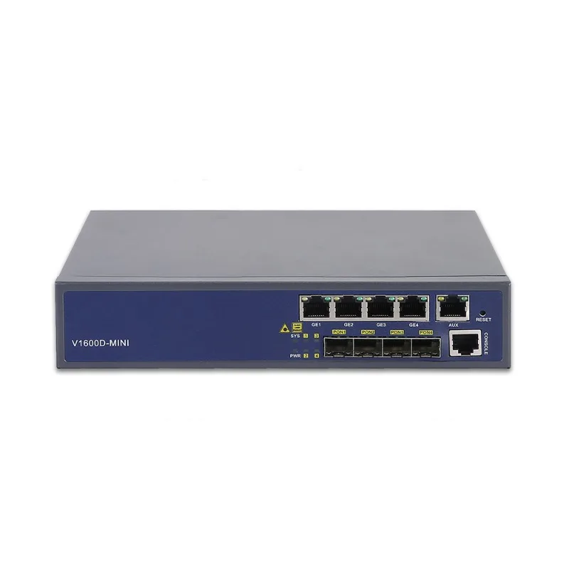 EPON OLT 4PON 7dB 8dB 9dB GBIC C++ SFP VLAN All Brand 256 ONUs Optical Line Terminal