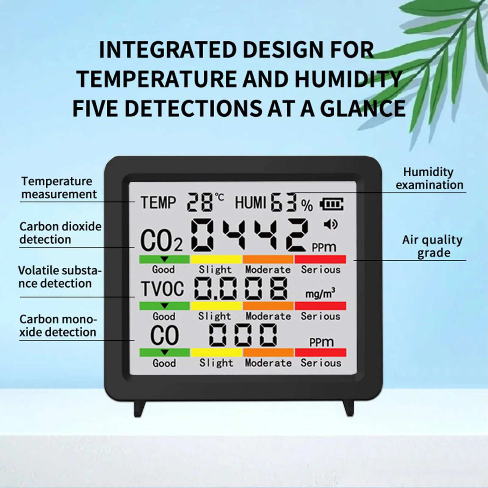 5 In 1 Air Quality …