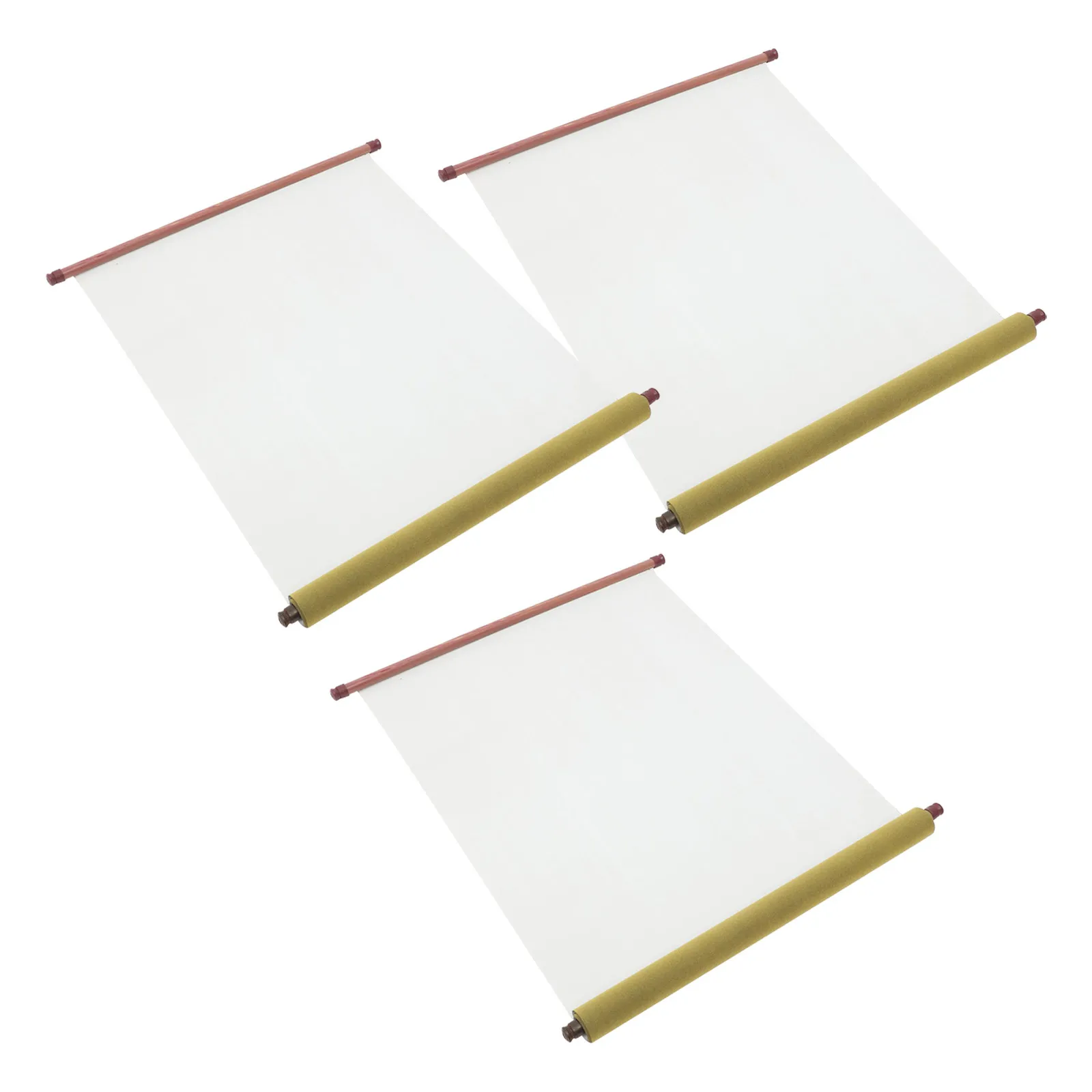Water Writing Cloth 3 Pieces Reusable Inkless Chinese Calligraphy Practice Mats for Home School Drawing