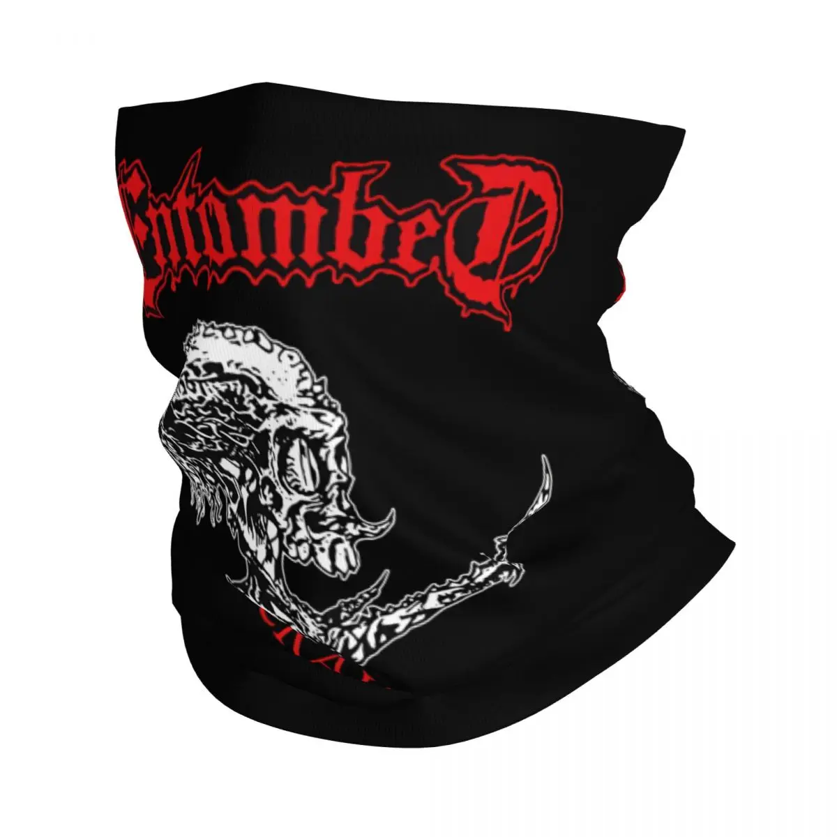 

Attractive Bandana Neck Gaiter Motorcycle Club Entombed Wrap Scarf Cycling Face Mask Hiking Unisex Adult Winter