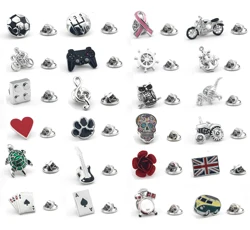 iGame Men's Fashion Brooch Lady's Lapel Pin Clothing Backpack Badge Quality Brass Material Music Car Animal Anchor Poker Design