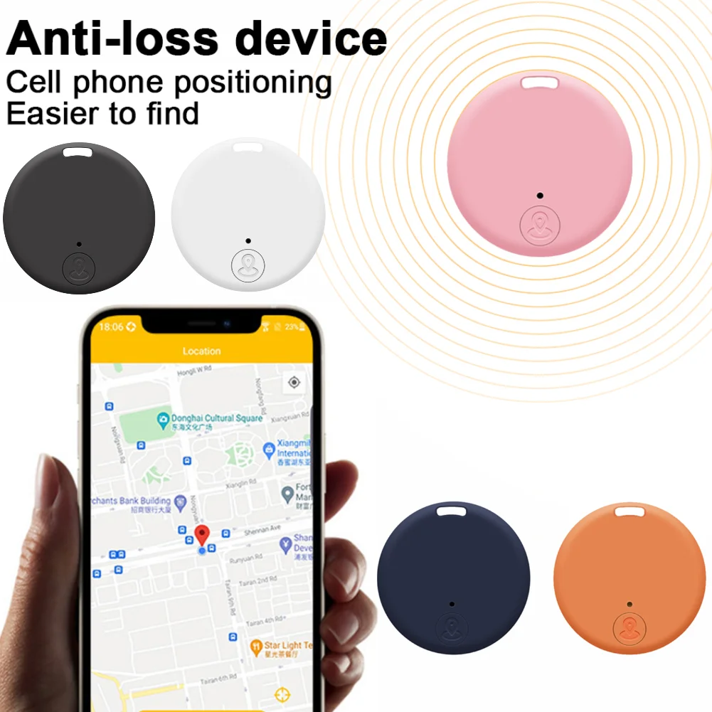 Anti Lost Finder Long Battery Life Wireless Key Finder Locator Bluetooth-Compatible Anti Lost Alarm Tag for Wallet Pet Key Phone