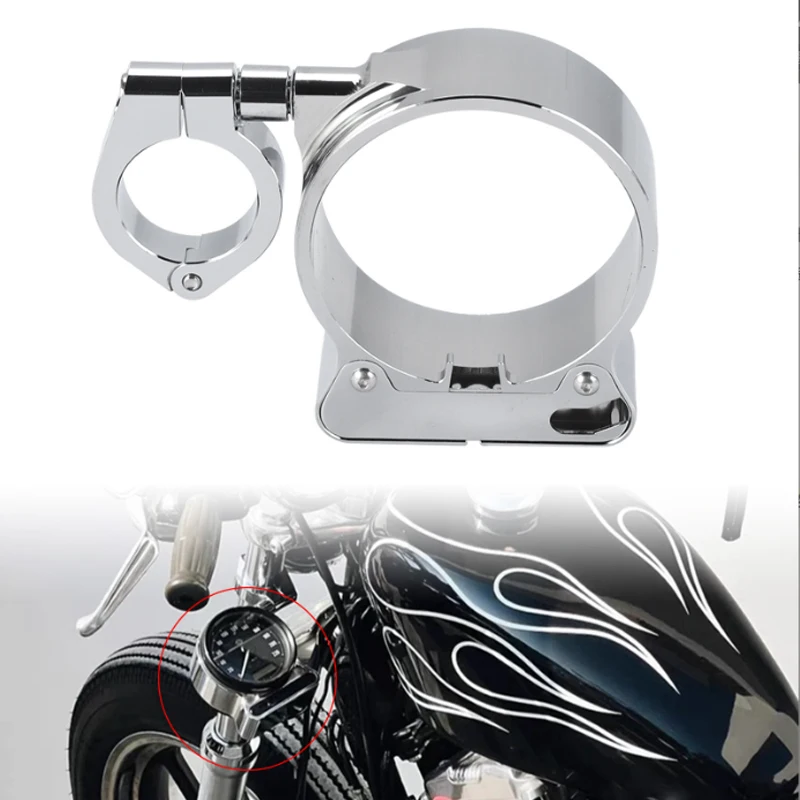 CNC Aluminum Speedometer Side Relocation Bracket Meter Side Mount Cover For Harley XL883 XL1200 Iron 883 Sportster Custom Parts