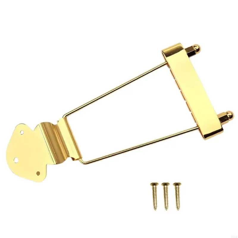  Reinforced Metal Guitar Bridge For Electric Instruments 74mm Width Design Ensures Long Terms Performances Stability