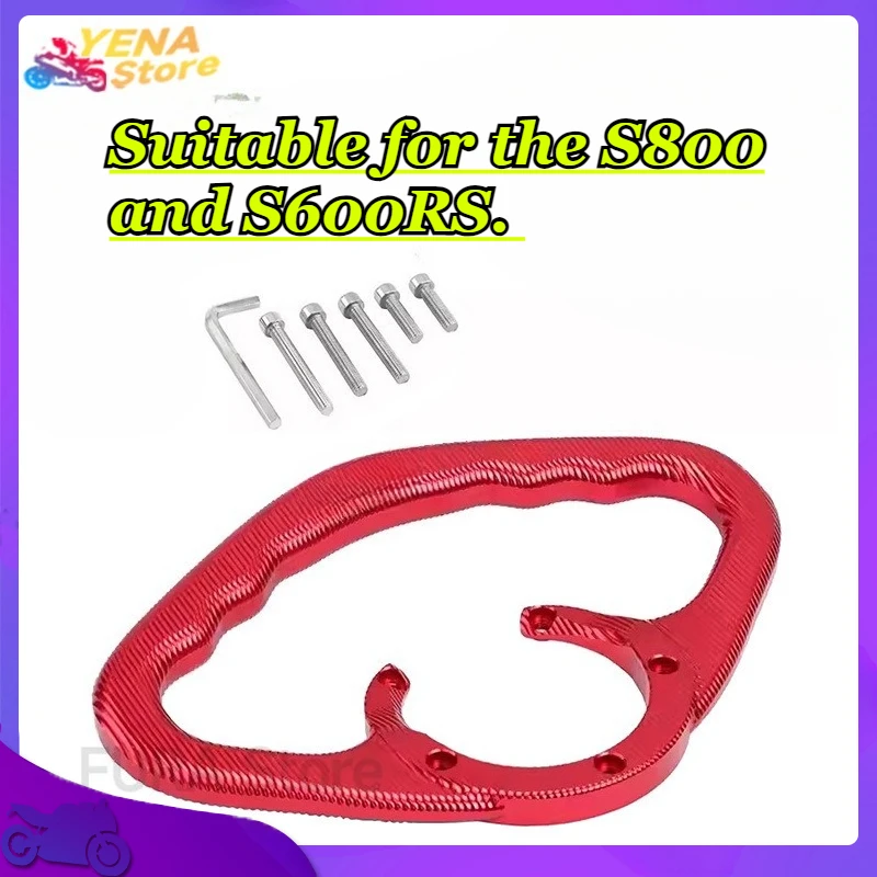 

Aluminum motorcycle handgrips, fuel tank handrails, and rear passenger handles are suitable for the S800 and S600RS.