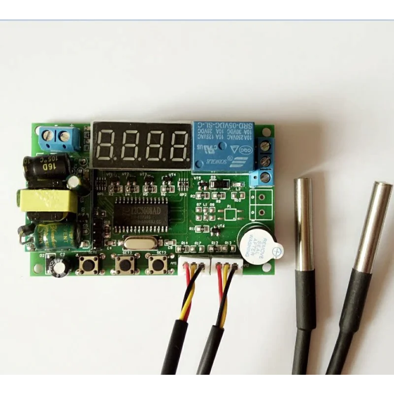 Communication 220 high-precision digital display intelligent temperature difference controller temperature difference sensor