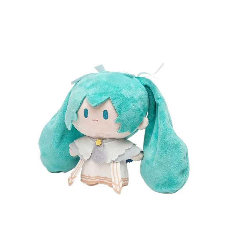 15cm Hatsune Miku Kawaii Q Version Figure Plush Toy Anime Peripheral Stuffed Doll Collection Model Ornament Toys Gifts