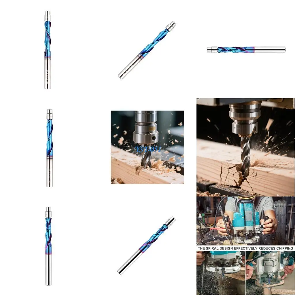 

E15A Прочная поворотная бита для доступа к смеси с синим противостойким покрытием, тримминг для деревообработки и столярных