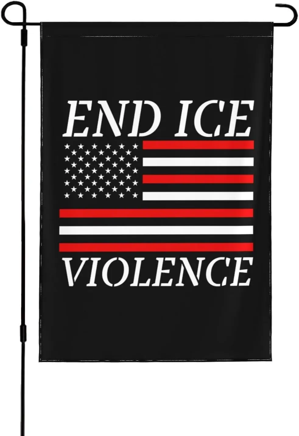 End Ice Violence Protest Double-Sided Garden Flag – Vibrant Outdoor Decorative Flags for Yard, Patio, Porch & Garden for LLX PPM