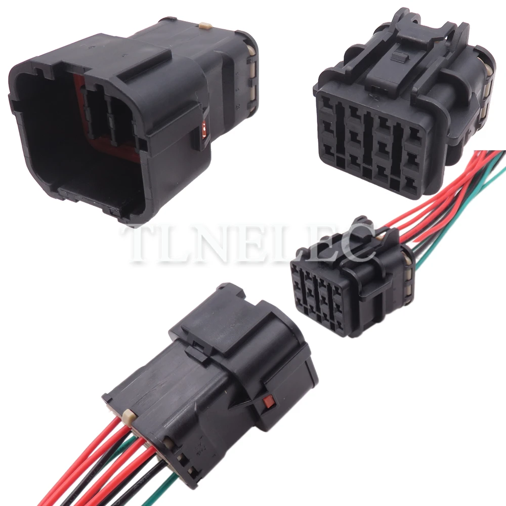 12 Pin Way Excavator Throttle Motor Sealed Connector with Wires Car Wire Cable Sockets 7123-7923-30 MG640348 MG610346-5