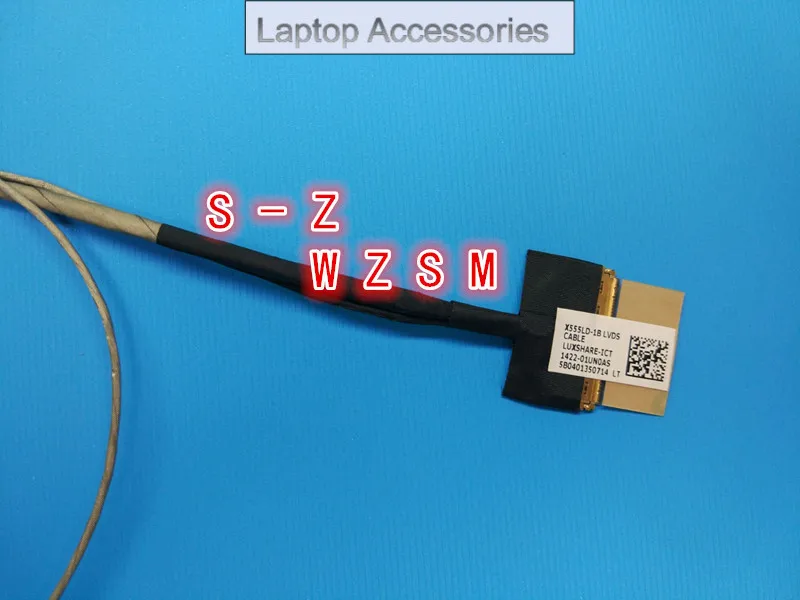 New Screen LCD LVDS Cable For ASUS X555L X555LD K555L A555L F555L R556L X554L Y583L 1422-01UN0AS 40 Pins Laptop Display Flex
