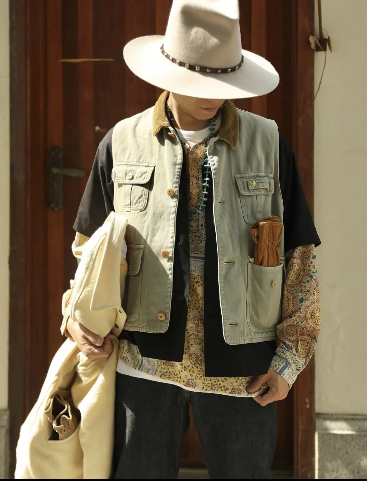 VISVIM WMV HUNTING VEST multi-bag vest