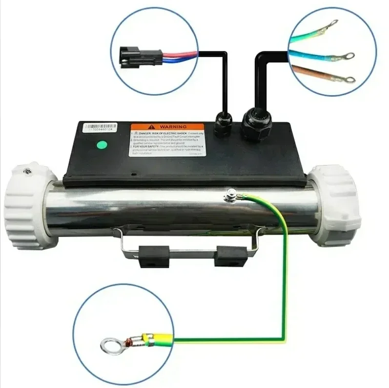 H30-R1 Modern 3KW Spa Heater 6-Person Capacity Outdoor Electric Water Bath Whirlpool Heater for Pools & Spas