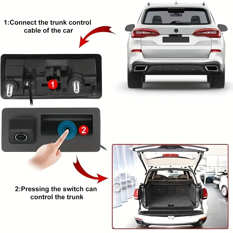 Dynamic Trajectory Reverse Car Camera with Moving Guide Parking Line - for Audi A4, A5, S5,Q3, Q5 & VW Passat,Tiguan,Golf,Jetta view 6