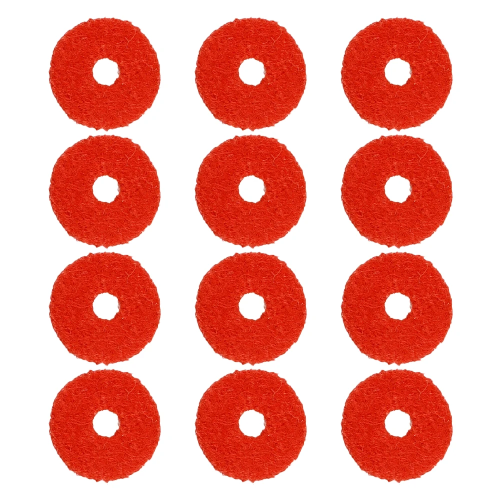

90pcs Piano Tuning Accessories Felt Washers Wear Resistant High Temp Keyboard Key Leveling Tool Wool Small Ring Music Lover