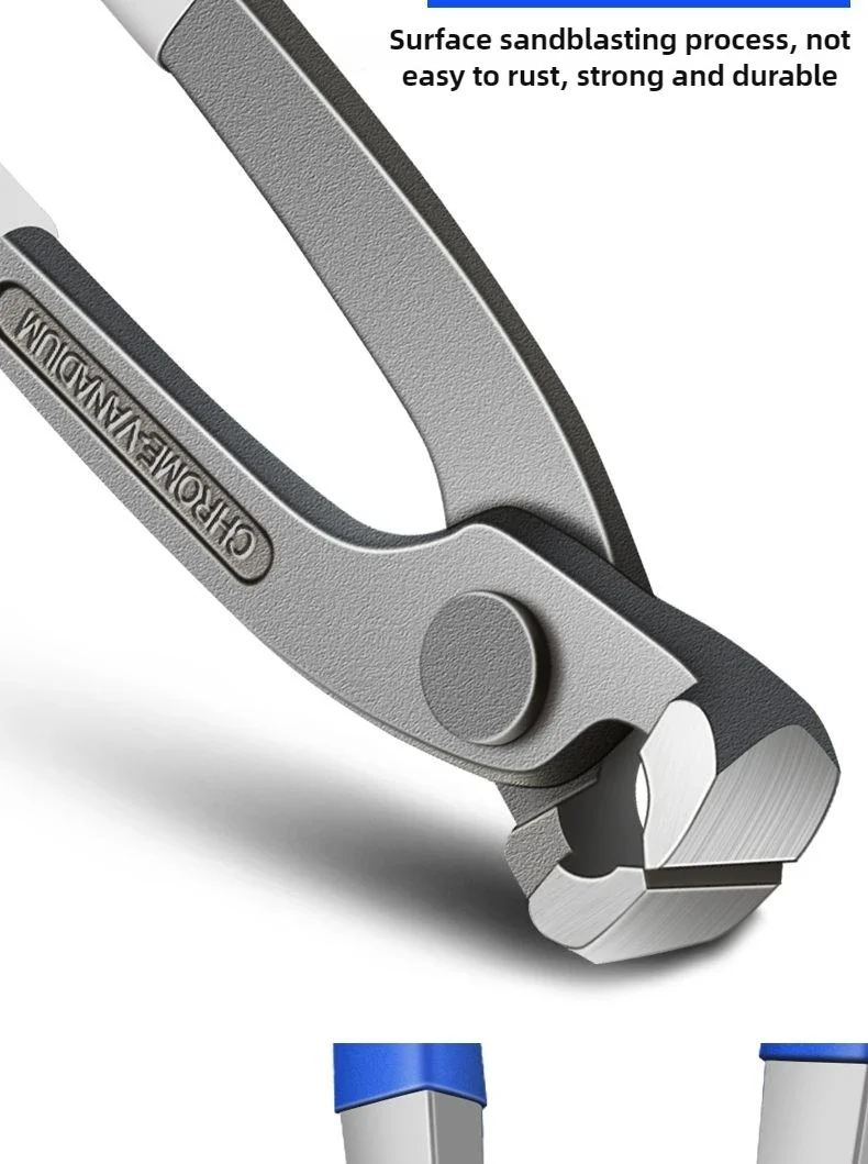 Tower Pincers Non-slip Grips Pliers Flat Mouth Cattle Horse Hoof Nippers Snips Puller Hand Tools Pulling Nails Cutting Wires
