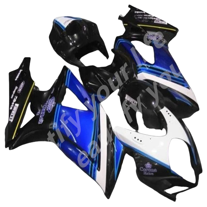 Perfect Fitment Fairings Kit for G S XR1000 07 08 G S XR G S XR 1000 K7 2007 2008 Injection Blue Black White Bodywork Set