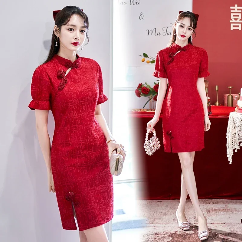 Chinese style traditional new youth clothing for women's formal attire