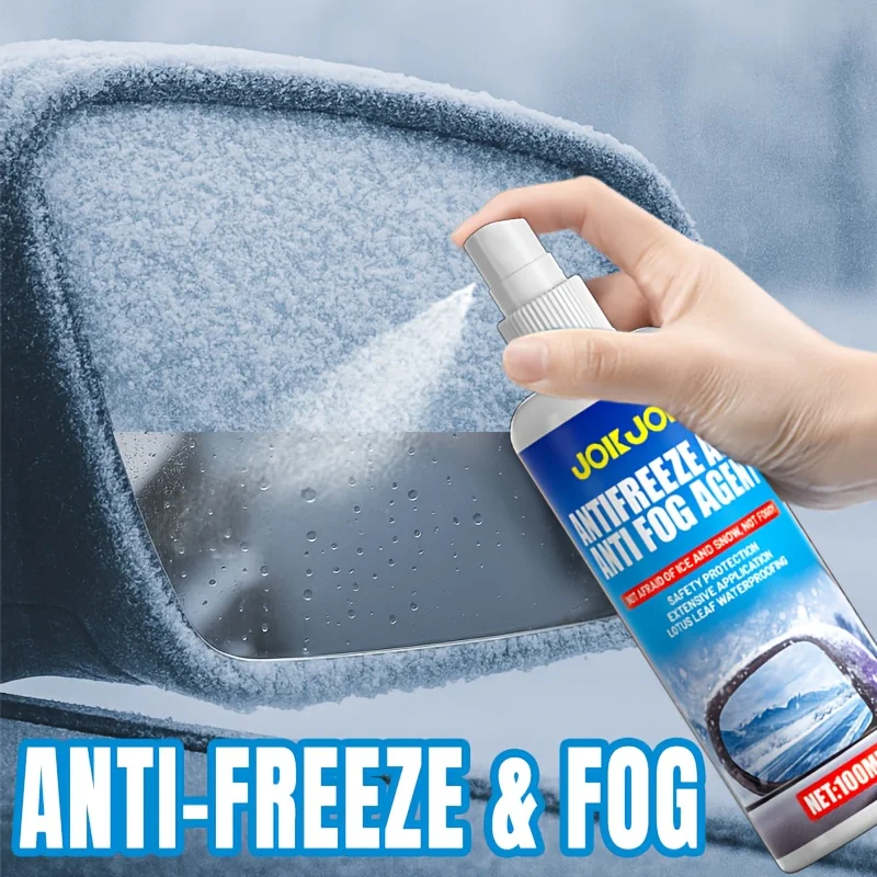 

Превосходный прочный спрей с нанопокрытием для защиты от запотевания и мороза для мотоциклетных шлемов, лобовых стекол автомобиля и зеркал заднего вида, 3,38 унции