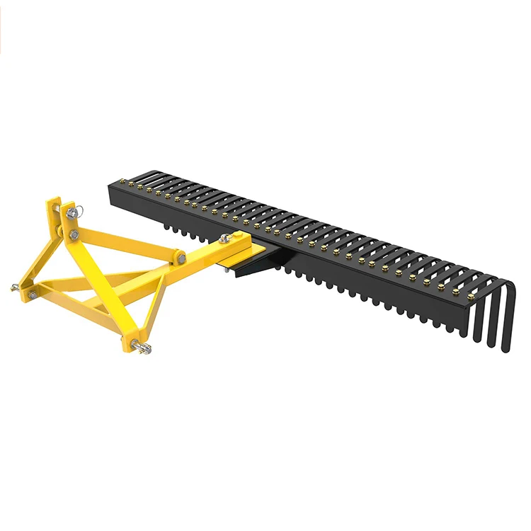 RCM Tractor 3 Point Landscape Rake Rock Rake Tractor Tractor Stick Rake For Sale