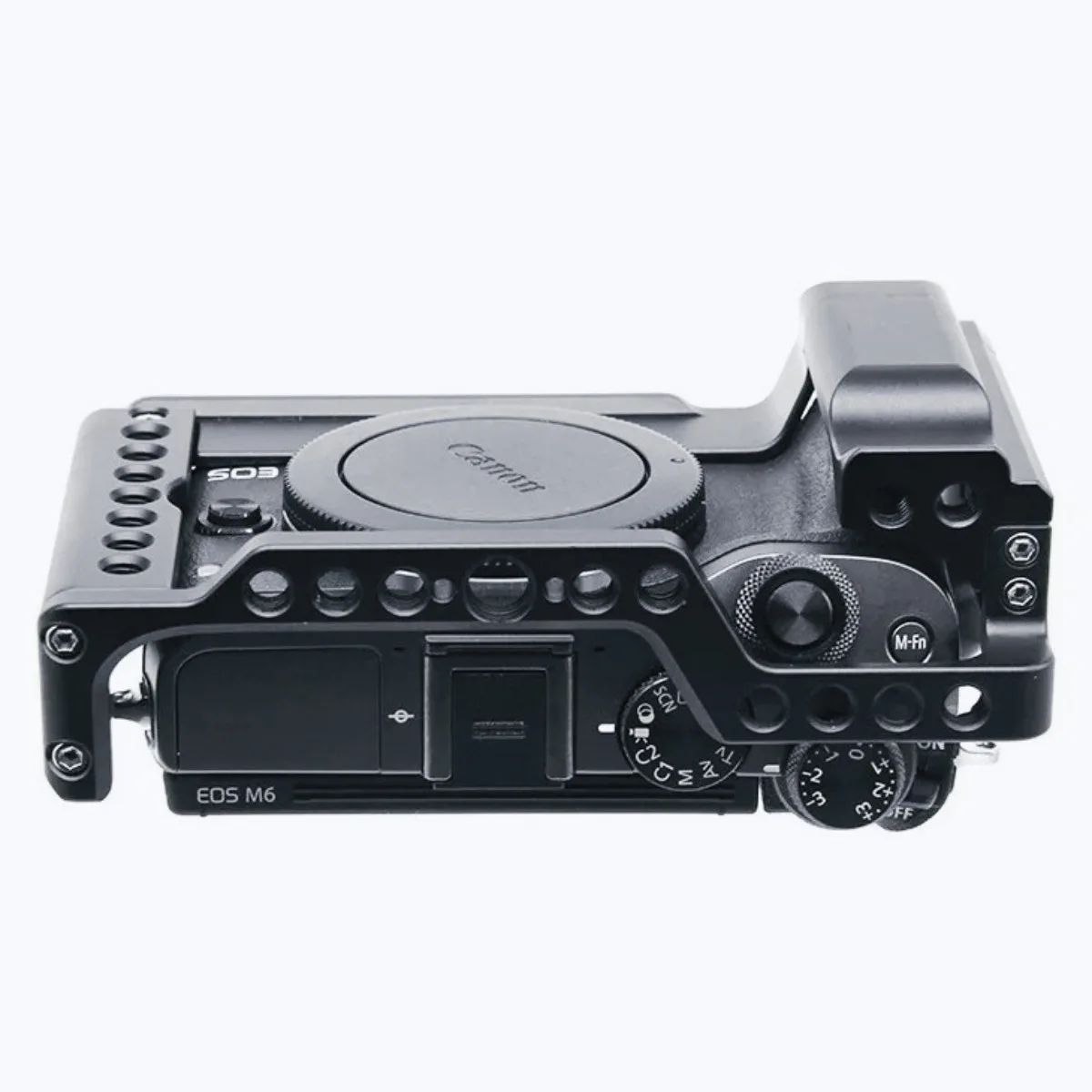 Full Cage for Canon EOS M6 ii Mark2 Camera Vlog Video Shoot Stabilizer Frame Rig 1/4 3/8 Arca-Swiss RRS for Monitor Holder Flash