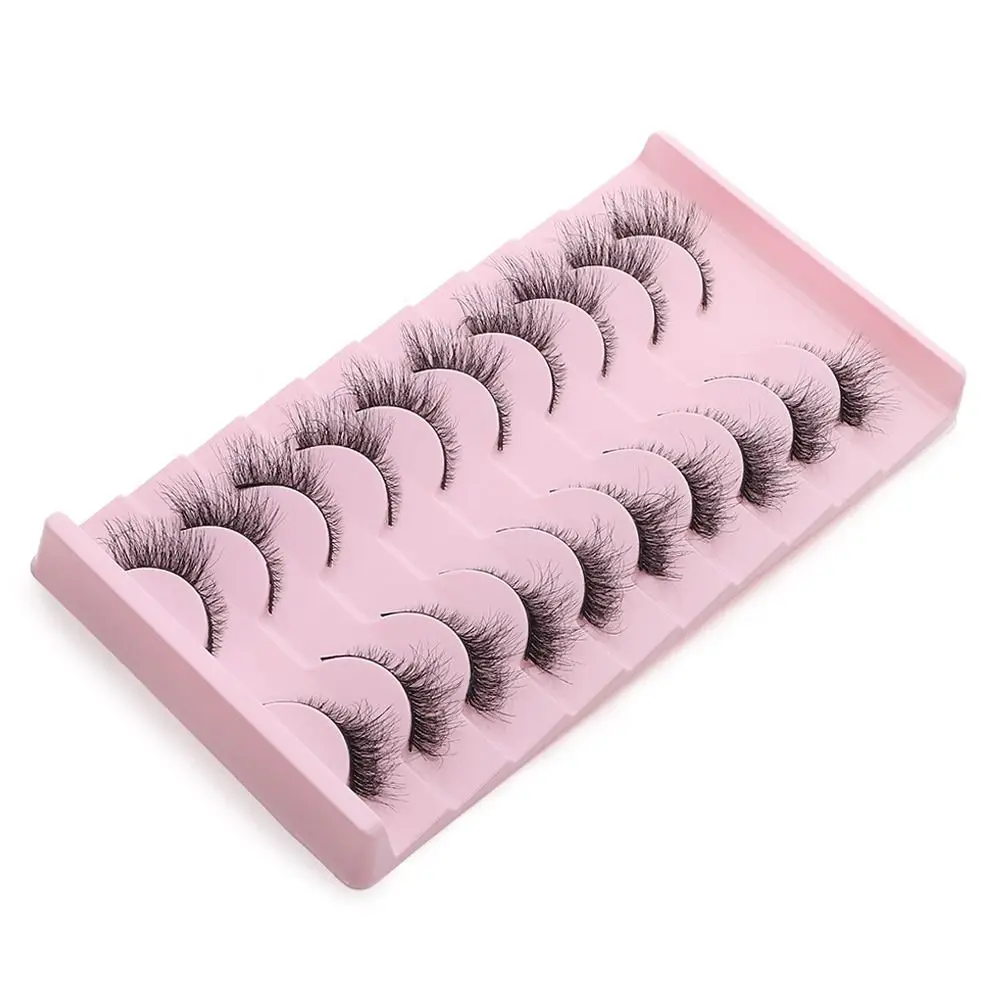 Nowe rzęsy 3D z efektem naturalnego rzęs z norek, ręcznie robione, naturalne, nude, sztuczne rzęsy, krzyżowane, potargane, narzędzia do makijażu oczu, przedłużanie rzęs