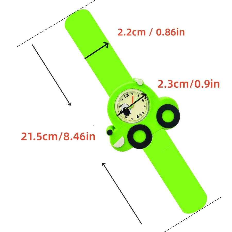 Creative Cartoon Astronaut Rocket Children's Toy Watch Suitable for Boys and Girls To Wear Bracelets 3D Car Kids Watch Clock