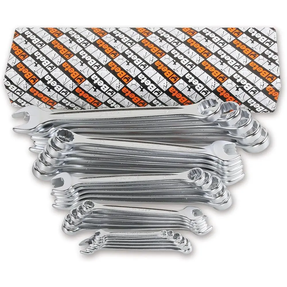 

Metric 26-Piece Combination Wrench Set | 12-Point | 15° Offset | Durable Alloy Steel | Italian Crafted | Suitable for Automotive