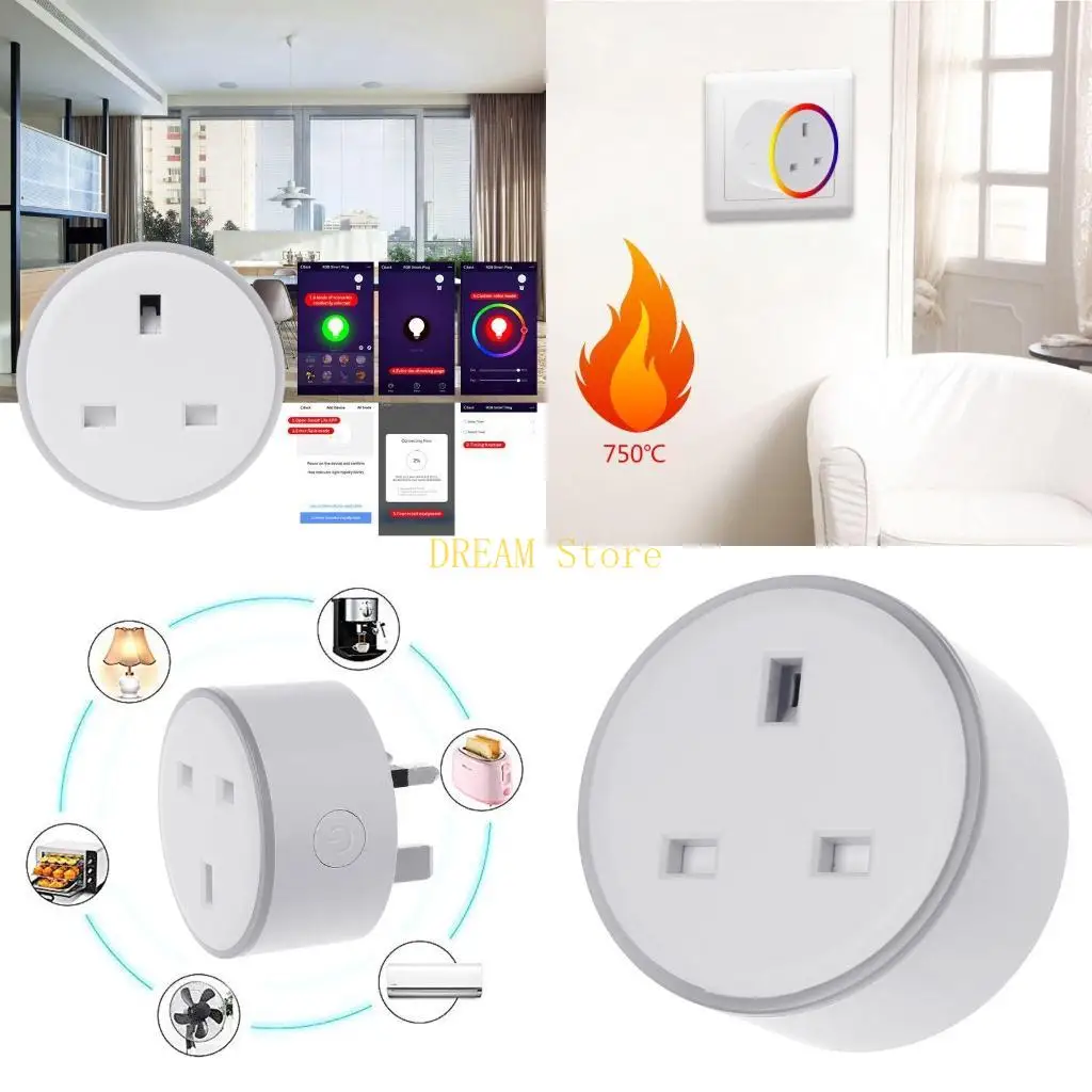 

Для Plu WiFi пульт дистанционного управления, британская розетка, таймер, светодиодный индикатор без концентратора Enery