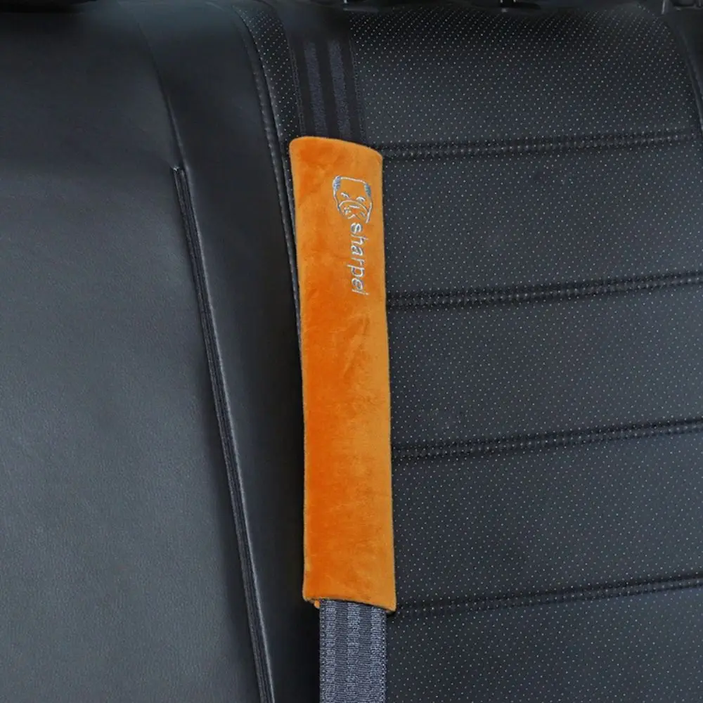 Cute Animal Car Seat Belt Cover Comfortable Decoration Safety Belt Protector Automobile Cartoon Seatbelt Shoulder Pads