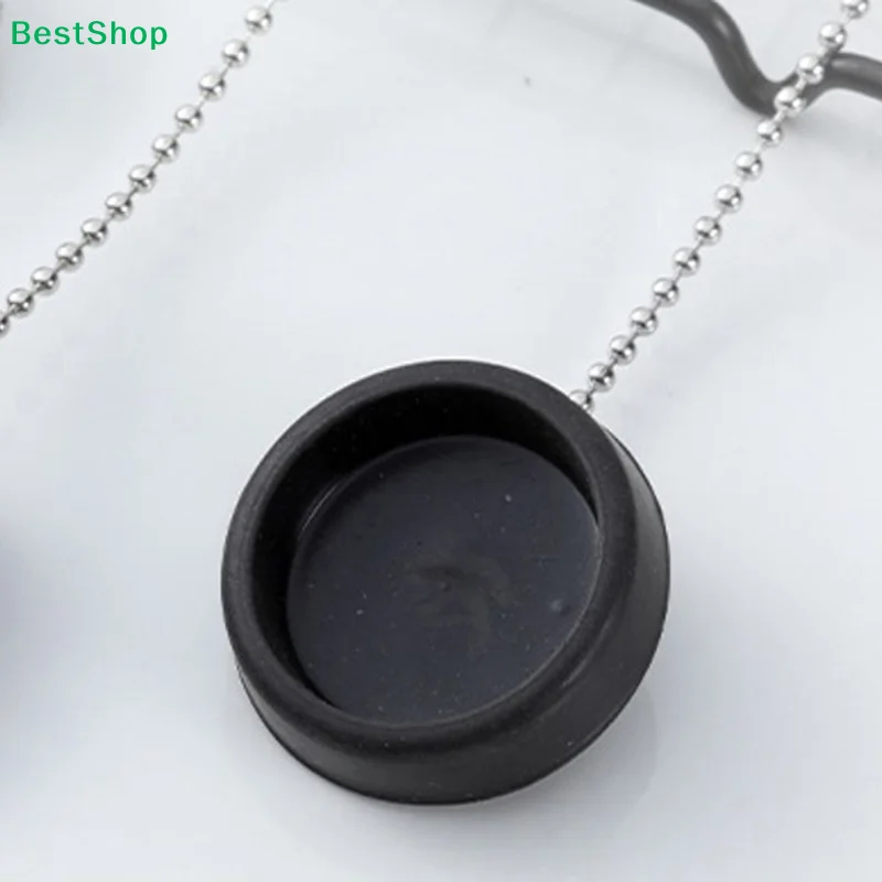 ★Durable Sink Plug Cute Soft Rubber Easy Use With Chain Anti-leakage Seal Basin Tool Home Bathtub Stopper Bathroom Kitchen