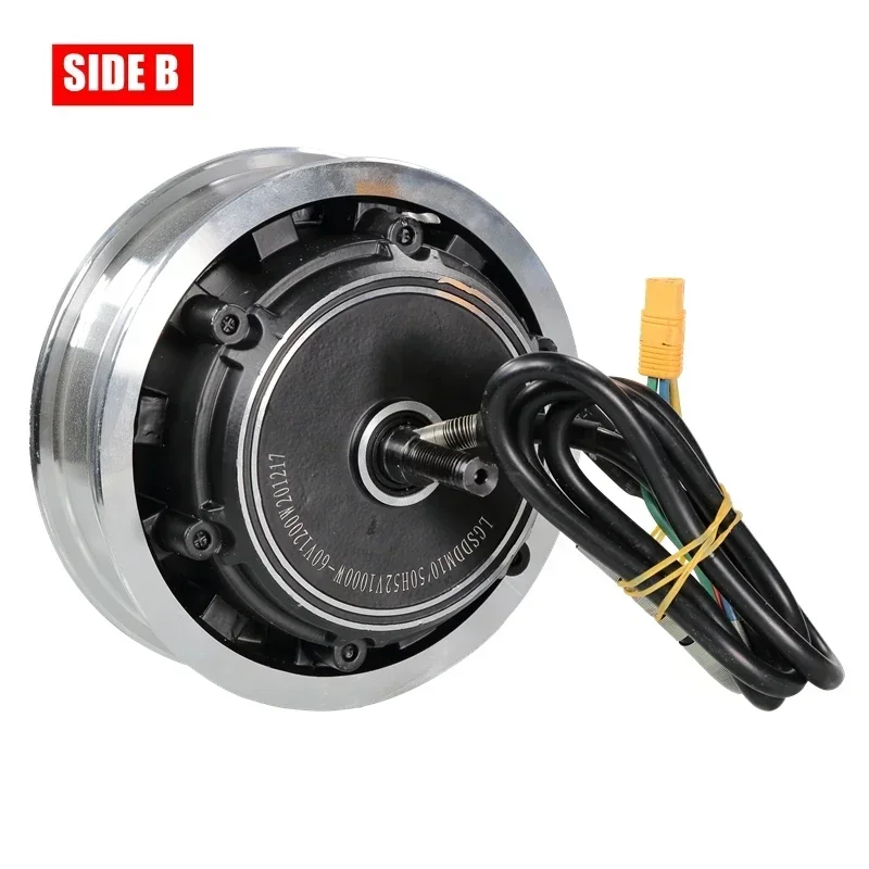 Electric Scooter Motor for Zero 10x 10-Inch Dual Engine Acceleration Front Rear Wheel Fit 52V 1000W 60V 1200W