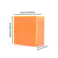 Savon au curcuma pur naturel 100g, savon aux huiles essentielles, savon artisanal pour le nettoyage, le bain, le nettoyage en profondeur, les soins de la peau, l'hydratation 2