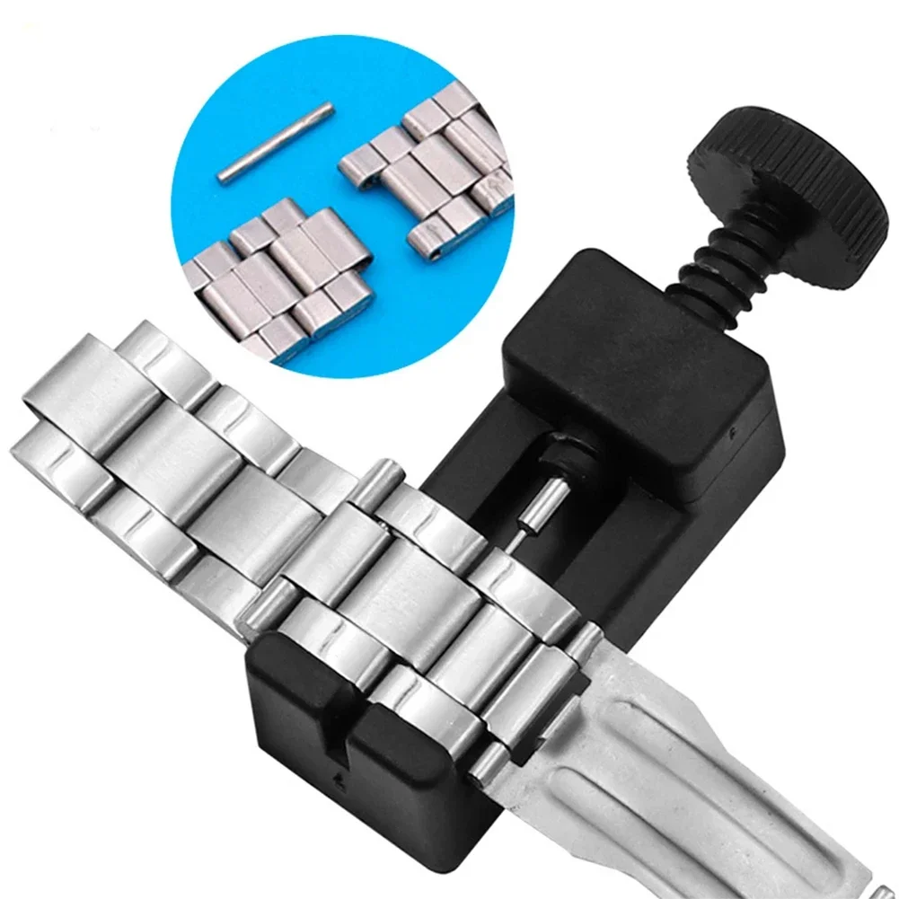 

Watch Link Belt Remover Black/Silver Hand Tools Pin Remover Plastic+Metal Tools 65*22*19mm Adjustable Band Link