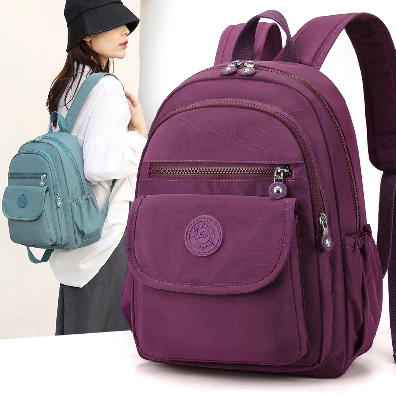 Large Capacity Women Backpack, Fashionable Multifunctional Leisure Student Backpack, Suitable for Travel, Stylish and Practical