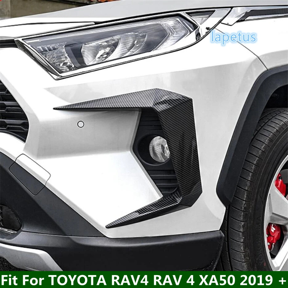 

Front Bumper Fog Light Lamp Anti Scratch Decoral Protector Cover Trim Fit For TOYOTA RAV4 RAV 4 XA50 2019 - 2024 Car Accessories