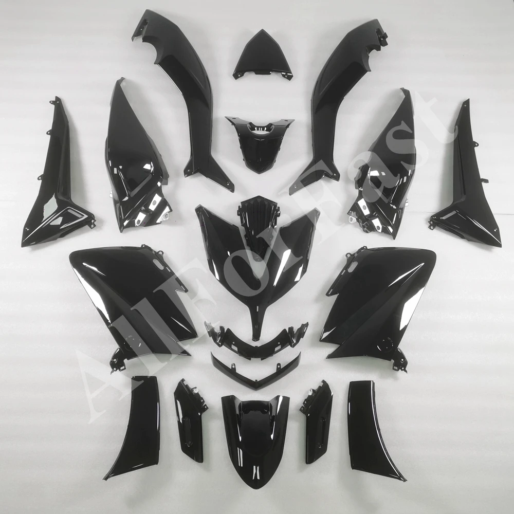 Matt Black MAXI Scooter Fairing Kit For Yamaha Tmax 530 2015-2016 Bodywork Panel Cowl Set For Yamaha T-max 530 2015 2016