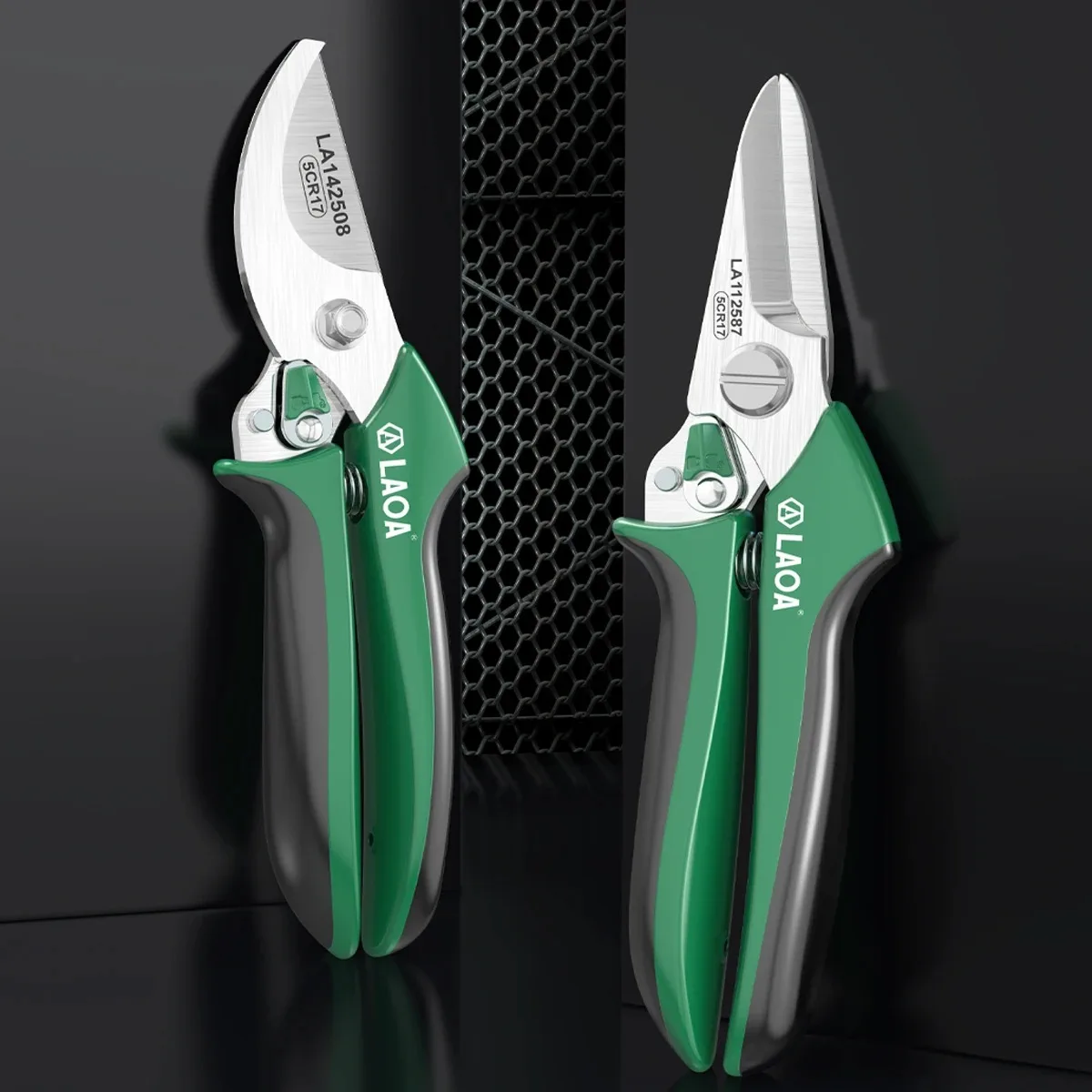 LAOA Multi-Function Stainless Steel Pruning Shears – Garden Branch & Fruit Picking Scissors for Home Use