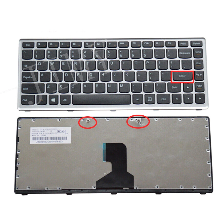 

US Laptop Keyboard for Lenovo Ideapad Z400 Z400A Z400N P400 Z410 Z400T Z400P