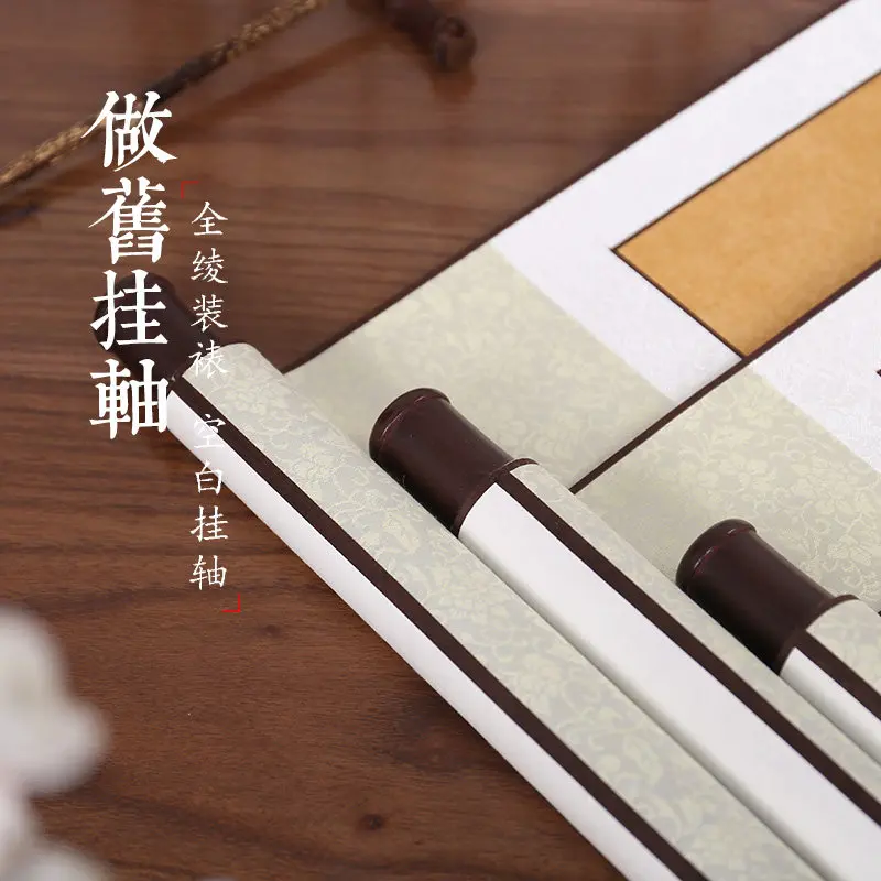 Chinese Xuan Paper Scroll, Blank Calligraphy Hanging Roll for Beginners & Artists, Home Office Wall Decor Gift