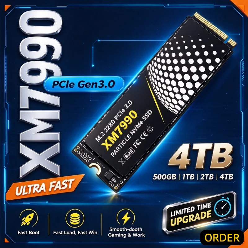 XM7990 Original M.2 2280 NVMe SSD 2TB 4TB High Speed Internal Gaming Solid State Disk for Laptop Desktop PC