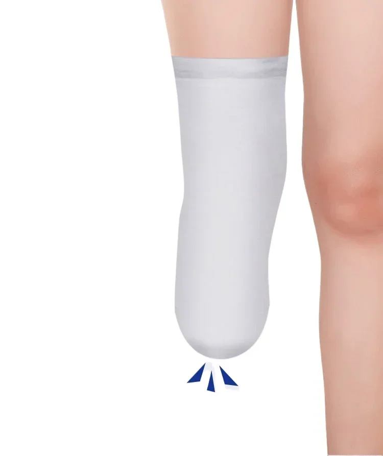 Calf prosthesis gel sleeve silicone socks  thickened and relieved compression