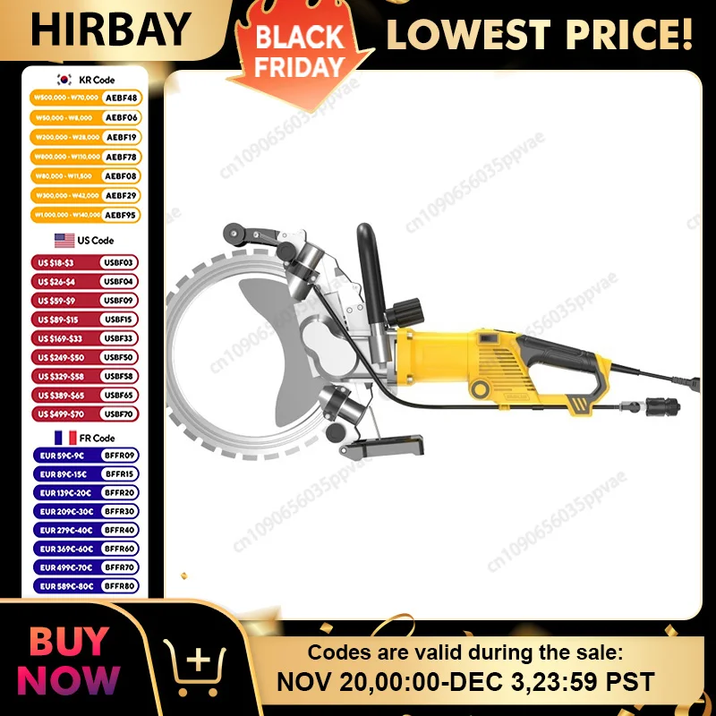 5000W High Power แหวนเลื่อยสูงความถี่คอนกรีตตัดเครื่องตัด 29-39 ซม.Multi-Function Wall ตัดเครื่อง