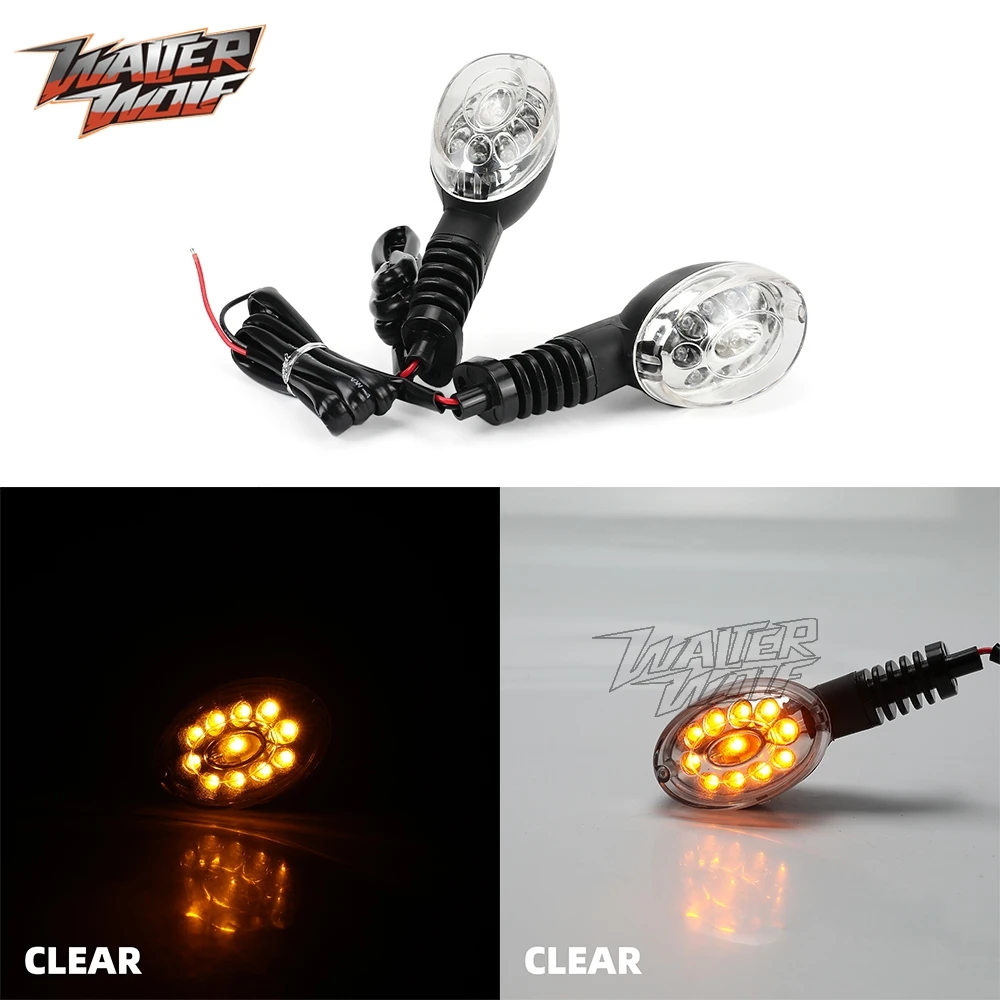 Motorcycle Turn Signals Lamp Front Rear LED For YAMAHA XT 660X XT660 R/X For Triumph Street Scrambler 900 For KAWASAKI KLX230 SM